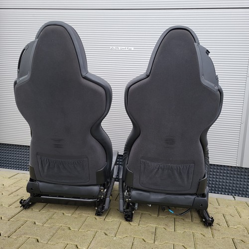 BMW Z4 E85 Fahrer Beifahrer Sport Sitz Leder schwarz ohne Sitzheizung ABHOLUNG