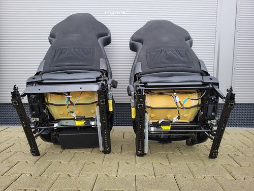 BMW Z4 E85 Fahrer Beifahrer Sport Sitz Leder schwarz ohne Sitzheizung ABHOLUNG