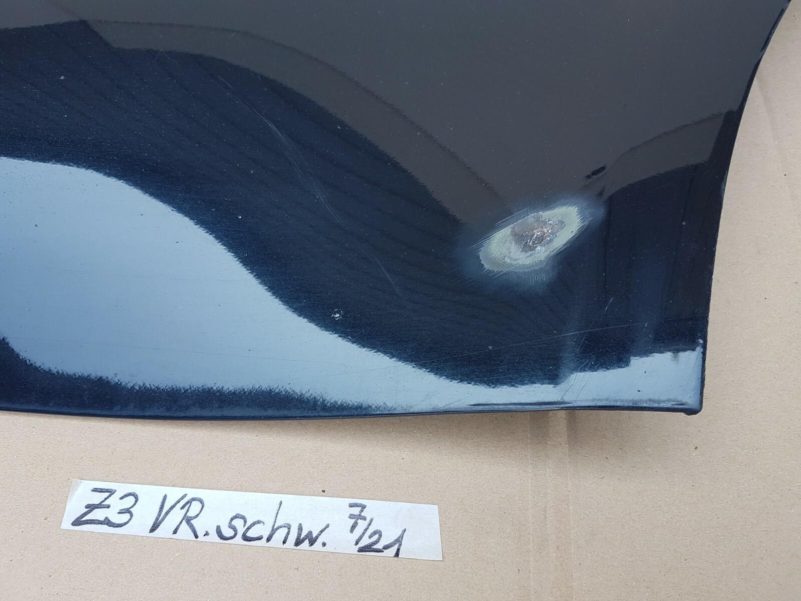 BMW Z3 Roadster Coupe Kotflügel Seitenwand  VORNE RECHTS Saphir schwarz metallic