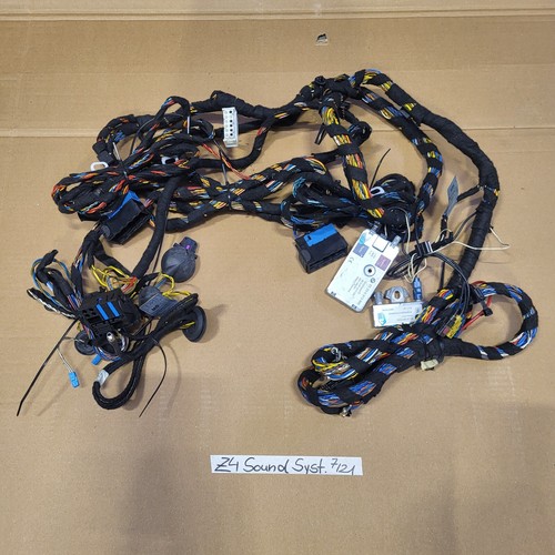 BMW Z4 E85 Radio Kabel Audio Kabelbaum Sound System 6916755 Endstufe Stecker 