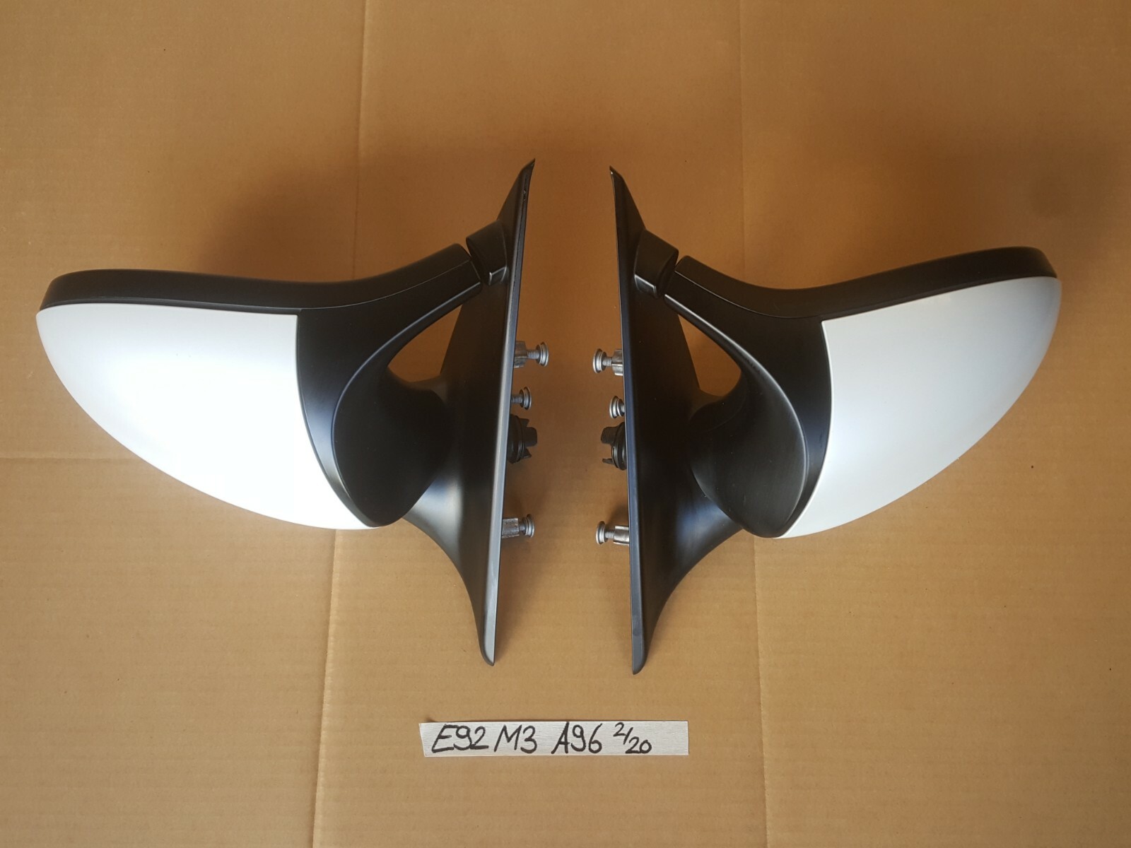 BMW E92 E93 M3 Seiten Außen Spiegel VORNE RECHTS + LINKS WEISS ABHOLUNG