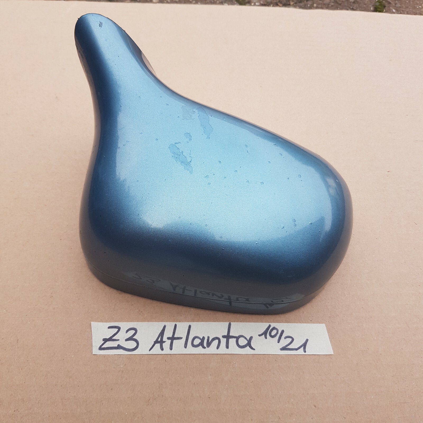 BMW Z3 Roadster + Coupe Seiten Außen Spiegel Kappe Gehäuse RECHTS  Atlanta blau 