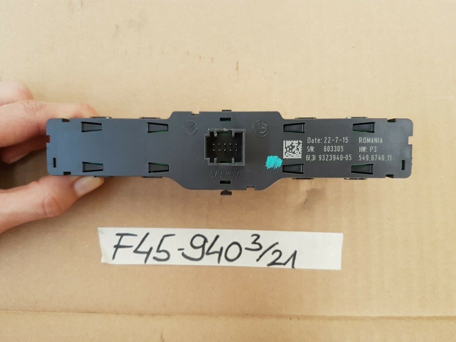 BMW 2er F45 F46 Sport ECO Pro Schalter Bedieneinheit Mittelkonsole 9323940