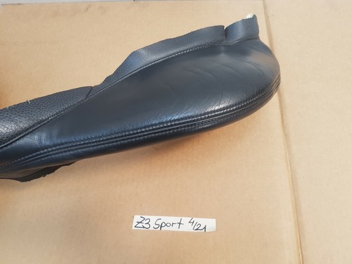 BMW Z3 Roadster Fahrer Sport Sitz Bezug Teil Stück Flicken Leder schwarz