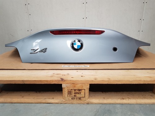 BMW Z4 E85 Heckklappe Kofferraum Klappe Heckdeckel Silber grau Metallic ABHOLUNG