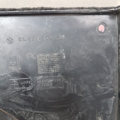 BMW E36 Touring Kofferraum Verkleidung 8170591 Laderaum Abdeckung Teppich LINKS