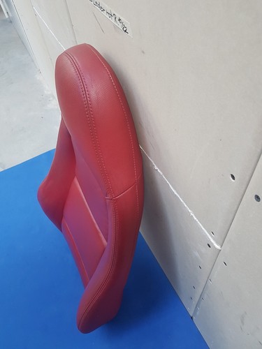 BMW Z3 Roadster + Coupe Bei Fahrer Sitz Oberteil Leder Snake rot Rückenlehne 