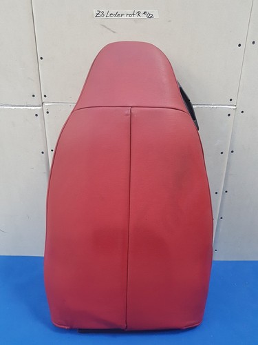 BMW Z3 Roadster + Coupe Bei Fahrer Sitz Oberteil Leder Snake rot Rückenlehne 