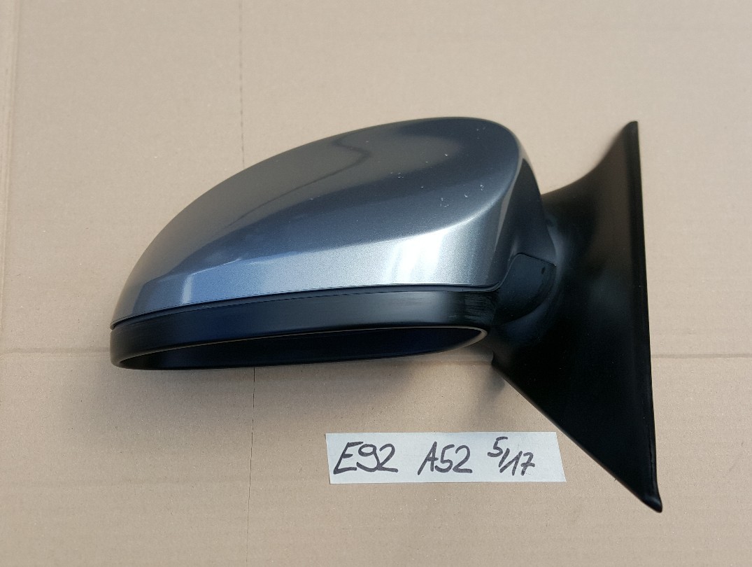 BMW E92 E93 Außen Seiten Spiegel 5 PIN LINKS space grau metallic A52  