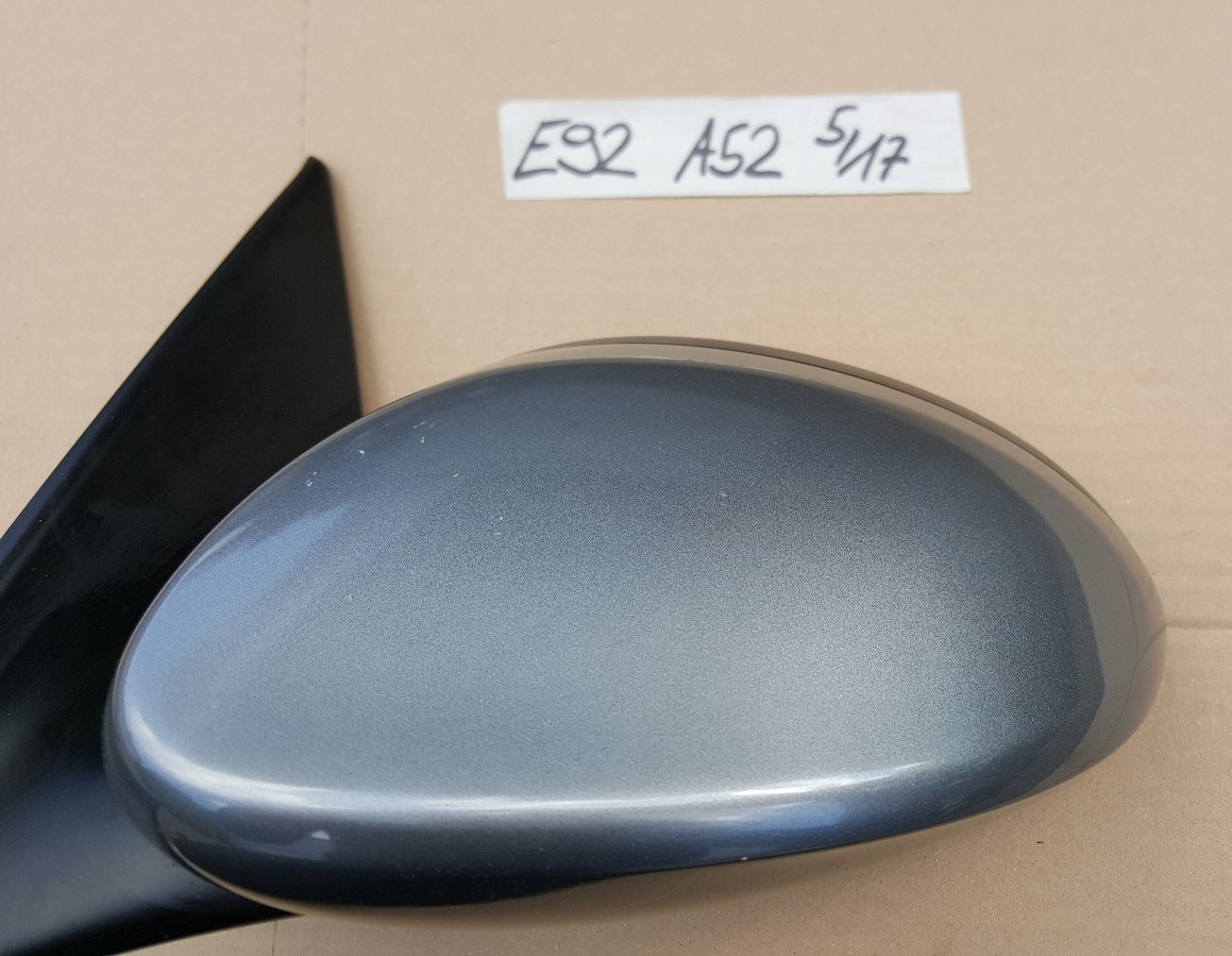 BMW E92 E93 Außen Seiten Spiegel 5 PIN LINKS space grau metallic A52  