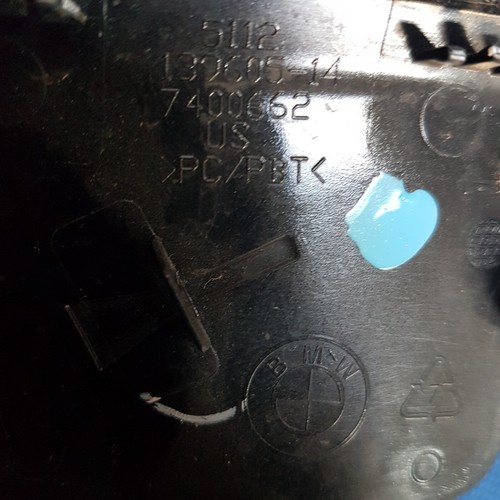 BMW X3 Klappe für Abschlepp Öse  Verkleidung Blende Stoßstange 7400662 schwarz