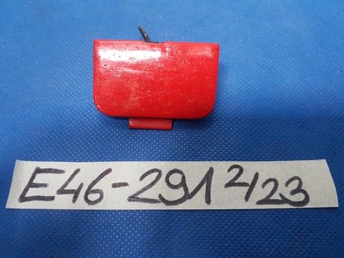 BMW E46 Blende Verkleidung Abschlepp Öse Klappe Stoßstange rot Kratzer 8195291