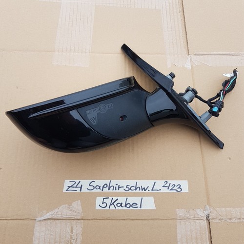 BMW Z4 E85 E86 Seiten Außen Spiegel +  Motor LINKS  saphir schwarz shadow line 