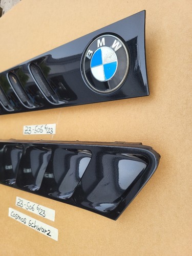 BMW Z3 Roadster Lufteinlass Ki​emen Ziergitter Motorhaube Cosmos Schwarz R+L