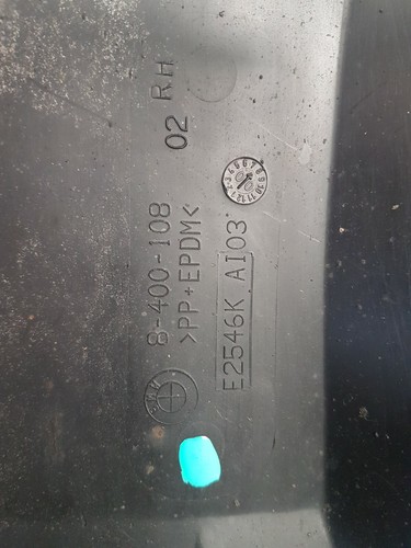 BMW Z3 Roadster Facelift Radschale Radlauf Innen Kotflügel HINTEN RECHTS 8400108