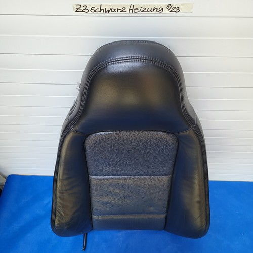 BMW Z3 Roadster Bei Fahrer Sitz Oberteil Lehne Leder schwarz Rückenlehne Heizung