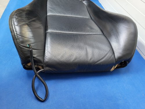 BMW Z3 Roadster Bei Fahrer Sitz Oberteil Lehne Leder schwarz Rückenlehne Heizung