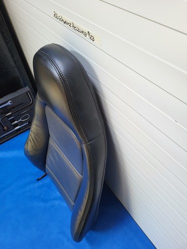 BMW Z3 Roadster Bei Fahrer Sitz Oberteil Lehne Leder schwarz Rückenlehne Heizung