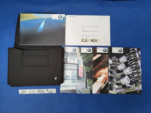 BMW Z4 E85 Bordmappe Nylon Service Heft 2,5i Englisch RHD