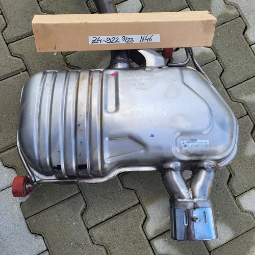 BMW Z4 E85 Auspuff Mittel +  Nachschalldämpfer  N46  Endschalldämpfer 7542922