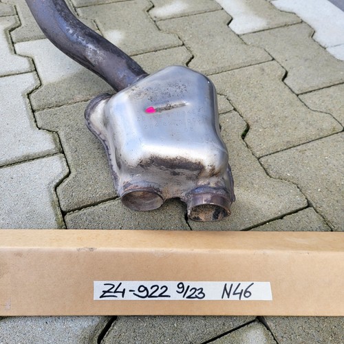BMW Z4 E85 Auspuff Mittel +  Nachschalldämpfer  N46  Endschalldämpfer 7542922