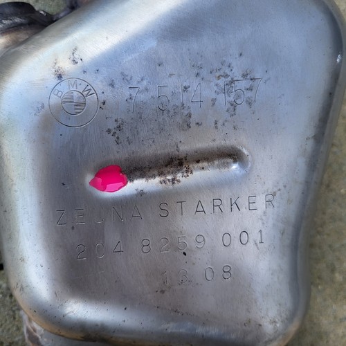 BMW Z4 E85 Auspuff Mittel +  Nachschalldämpfer  N46  Endschalldämpfer 7542922