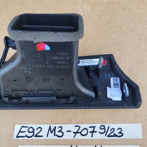 BMW E92 E93 M3 Leather Carbon Dashbord Interior Trim 8036708 RHD ABHOLUNG 