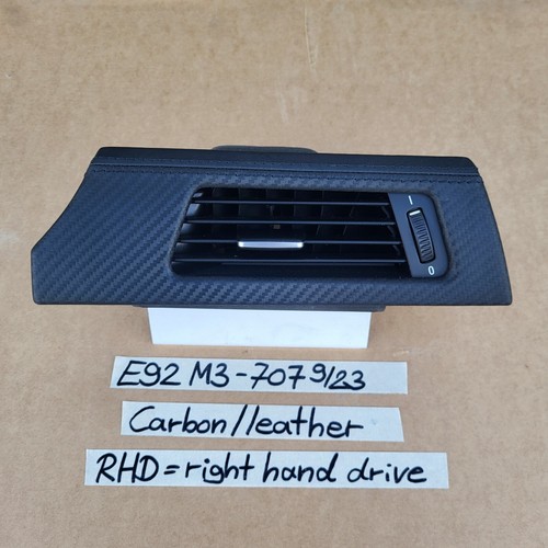 BMW E92 E93 M3 Leather Carbon Dashbord Interior Trim 8036708 RHD ABHOLUNG 