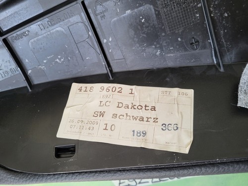 BMW E92 Coupe Rückbank Oberteil RECHTS Leder schwarz Rücksitz Lehne ABHOLUNG 