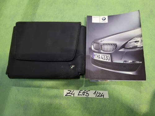BMW Z4 E85 Bordmappe Leder Serviceheft  Betriebsanleitung Handbuch Englisch
