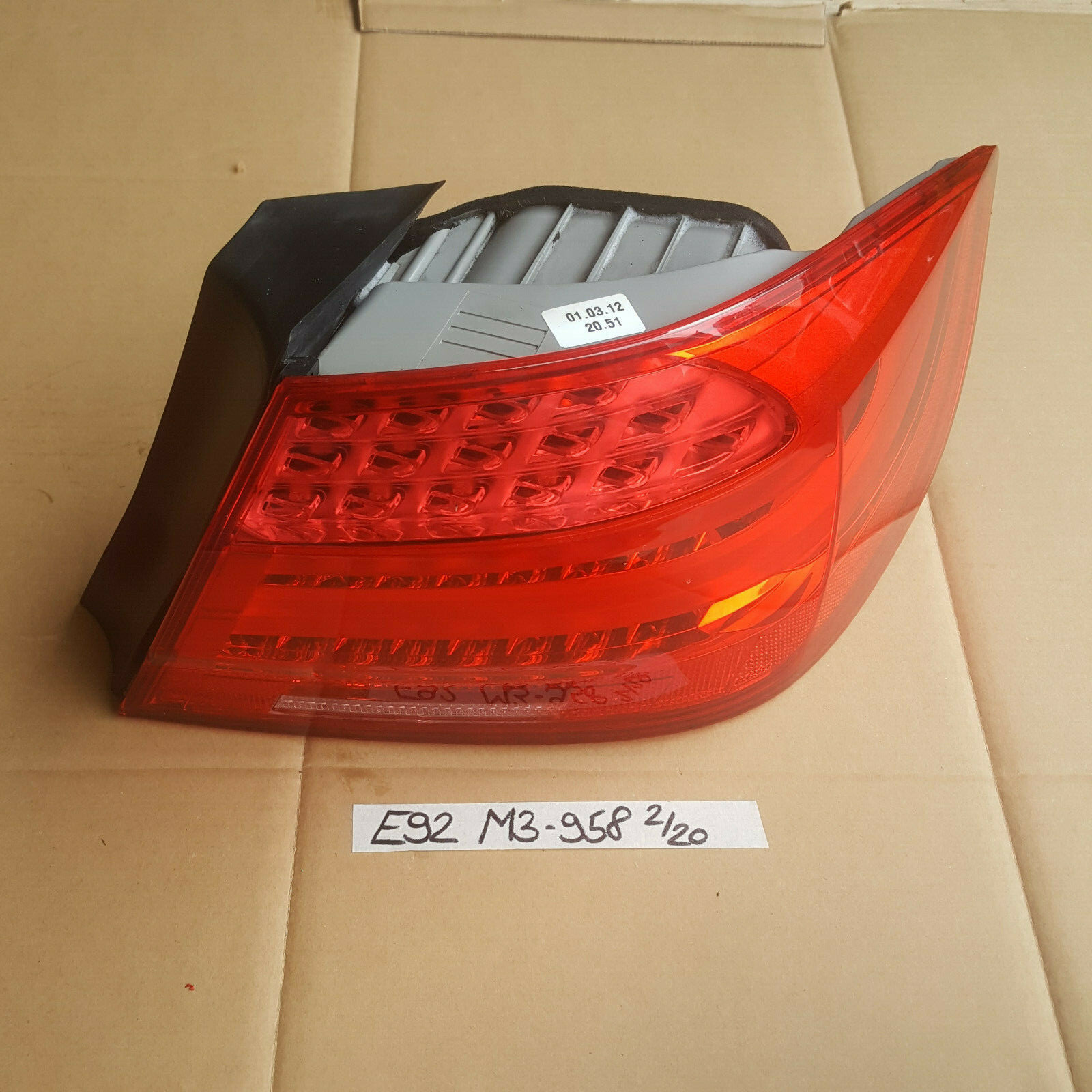 BMW E92 M3 LCI Facelift Rücklicht LED Heckleuchte Seitenwand rechts 7251958