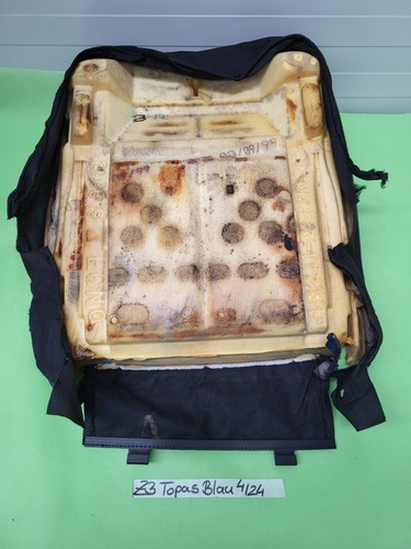 BMW Z3 Roadster Coupe Fahrer Sitz Kissen Unterteil Leder Topas blau ohne Heizung