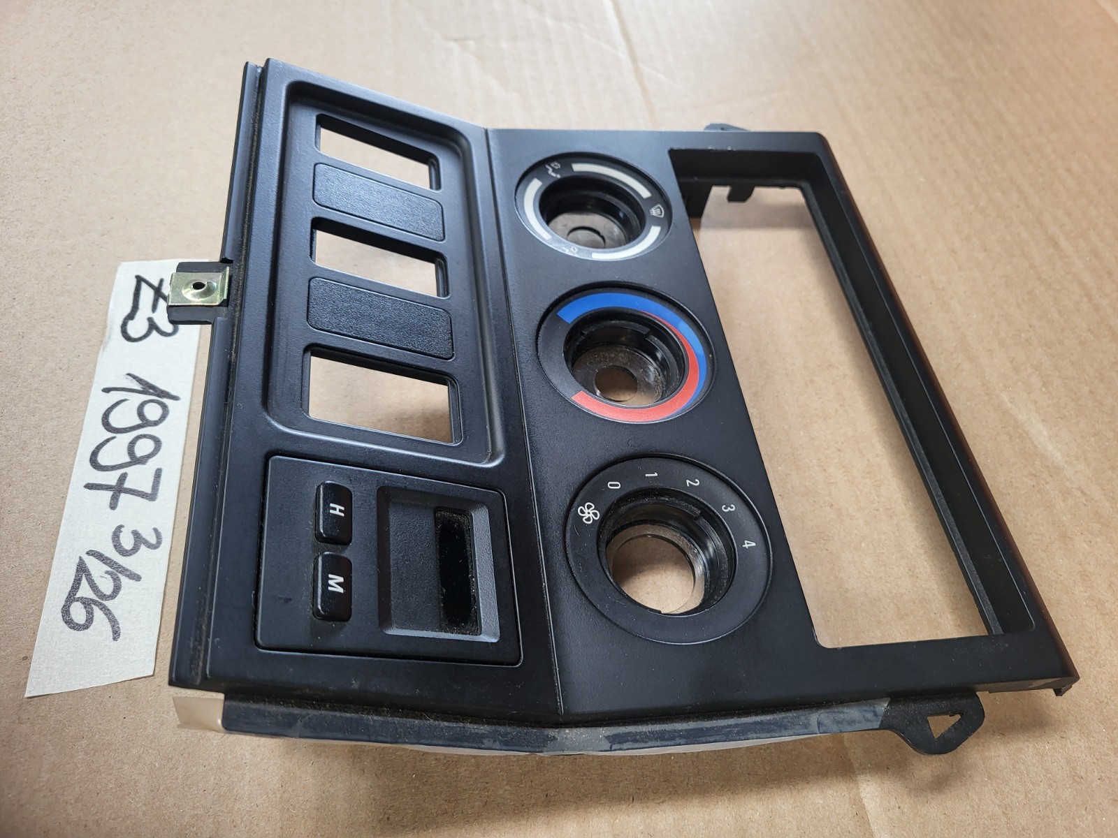 BMW Z3 Roadster Mittelkonsole Klima Blende Verkleidung Heizung  8397702 Schwarz