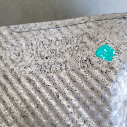 BMW Z4 E85 E86 Hitzeblech Wärmeisolierung Wärmeschutzblech Stirnwand 7015672