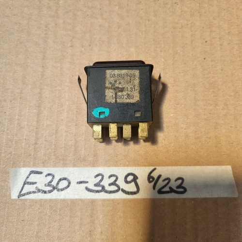BMW E28  E30 Warnblinker Schalter für Warnblink Anlage 1380339 Warnblinkschalter