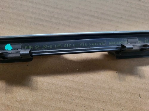 BMW E39 Zierleiste Chrom Fenster Schacht Leiste Dichtung HINTEN LINKS 8185817
