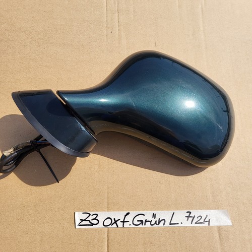 BMW Z3 Roadster + Coupe Seiten Außen Spiegel + Gehäuse Glas LINKS  Oxford Grün 