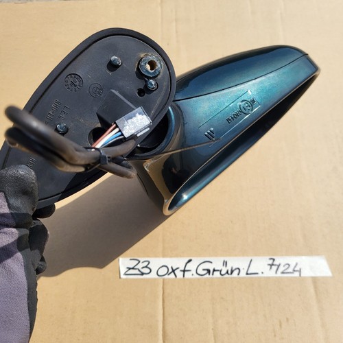 BMW Z3 Roadster + Coupe Seiten Außen Spiegel + Gehäuse Glas LINKS  Oxford Grün 