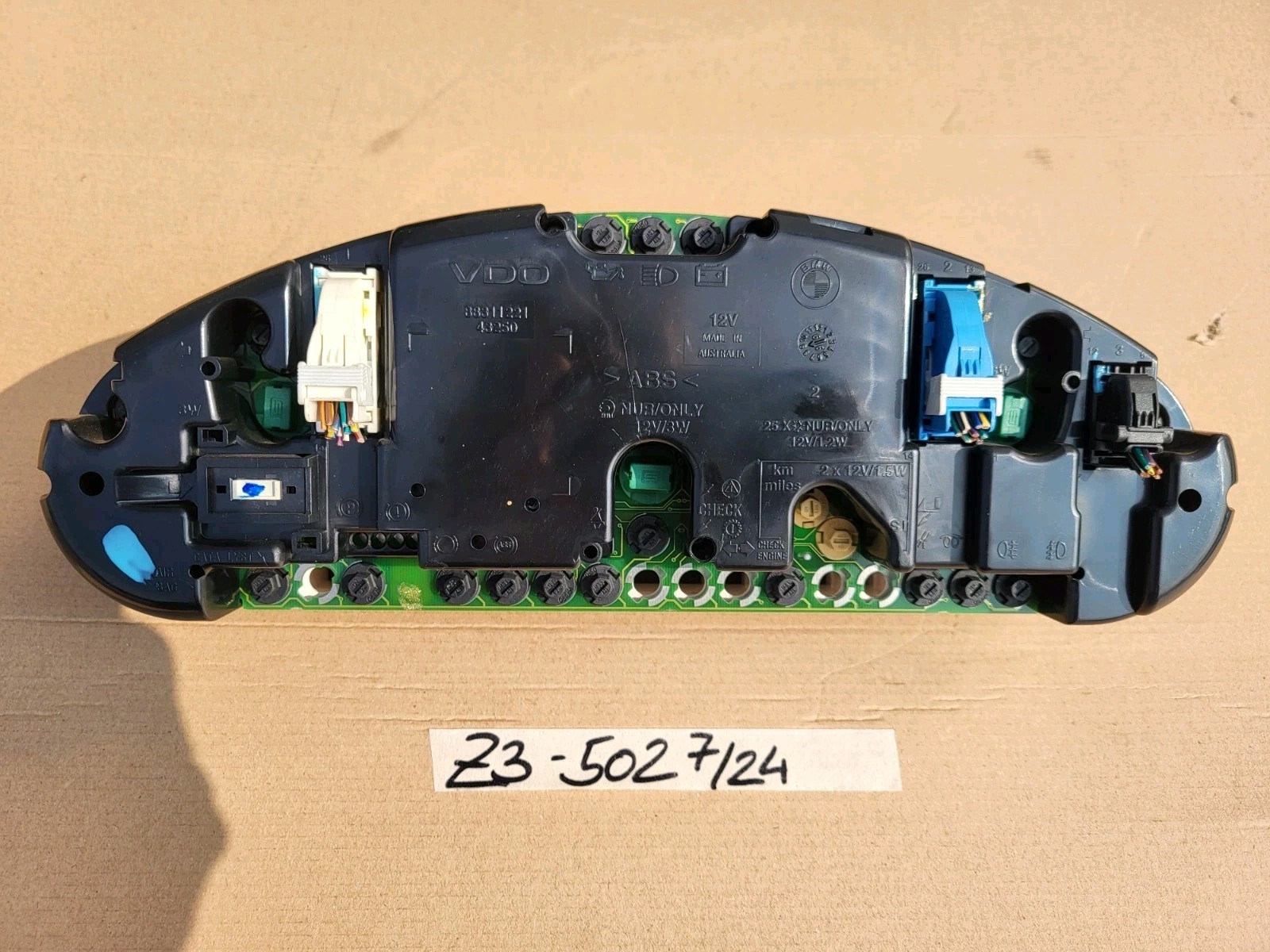 BMW Z3 Roadster Meilen Tacho Kombi  Instrument Tachometer 6901502 + Stecker