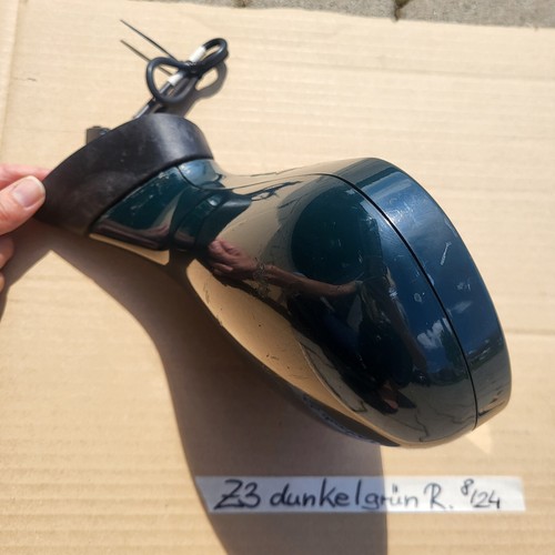 BMW Z3 Roadster + Coupe Seiten Außen Spiegel + Glas + Motor RECHTS Dunkel Grün 