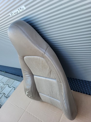 BMW Z3 Beifahrer Sitz Oberteil Leder beige Rücken Lehne Polster Kissen Bezug 