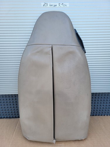 BMW Z3 Beifahrer Sitz Oberteil Leder beige Rücken Lehne Polster Kissen Bezug 