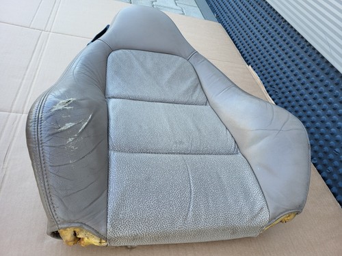 BMW Z3 Beifahrer Sitz Oberteil Leder beige Rücken Lehne Polster Kissen Bezug 
