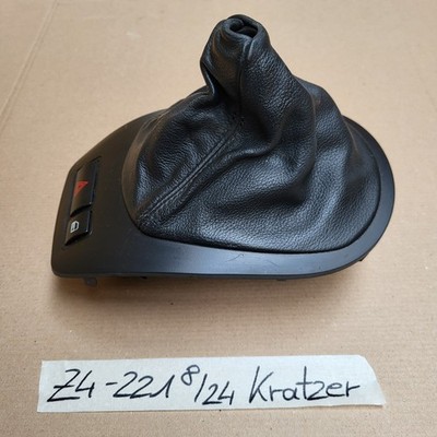 BMW Z4 E85 E86 Schaltsack Leder Manschette Blende Schaltkulisse 7026221 schwarz