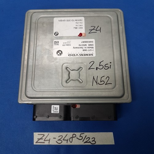 BMW Z4 E85 Motorsteuergerät N52 Motor  7581348 EWS Modul Schlüssel Zündschloss
