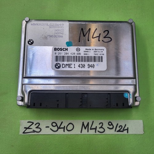 BMW Z3 Motorsteuergerät 1430940  Wegfahrsperre EWS Modul 4101593 Schlüssel Chip