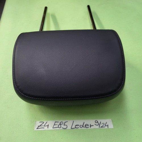 BMW Z4 E85 Kopfstütze für Fahrer ODER Beifahrer Sitz Leder Schwarz Black
