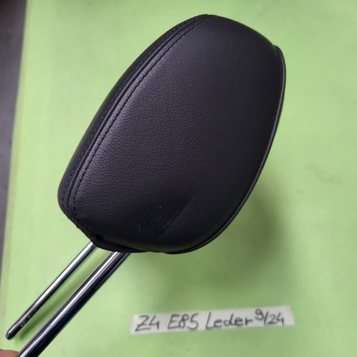BMW Z4 E85 Kopfstütze für Fahrer ODER Beifahrer Sitz Leder Schwarz Black