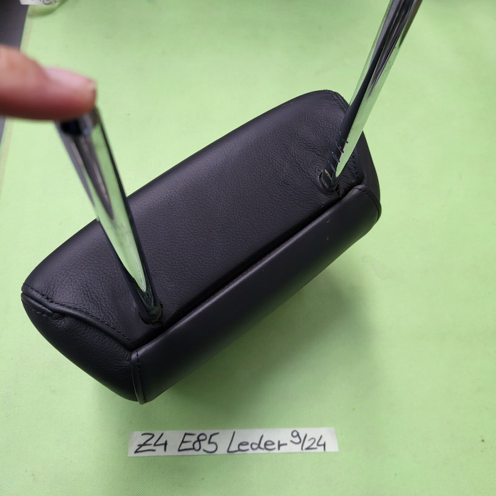 BMW Z4 E85 Kopfstütze für Fahrer ODER Beifahrer Sitz Leder Schwarz Black