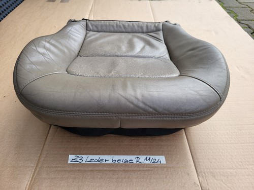 Sitzkissen BMW Z3 Beifahrer Sitz Unterteil Leder beige Bezug + Polster RECHTS